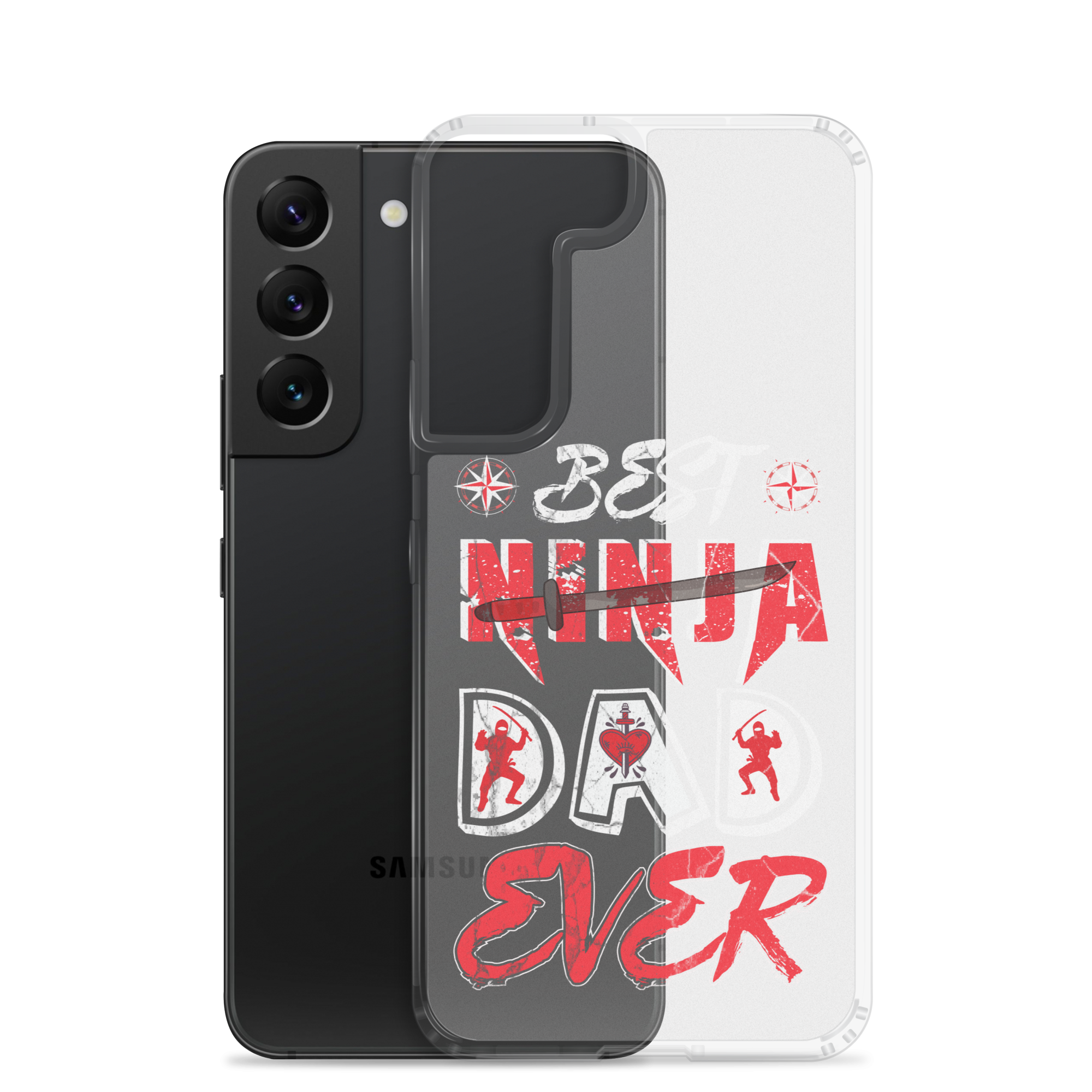 Best Ninja Dad Ever Clear Case for Samsung®