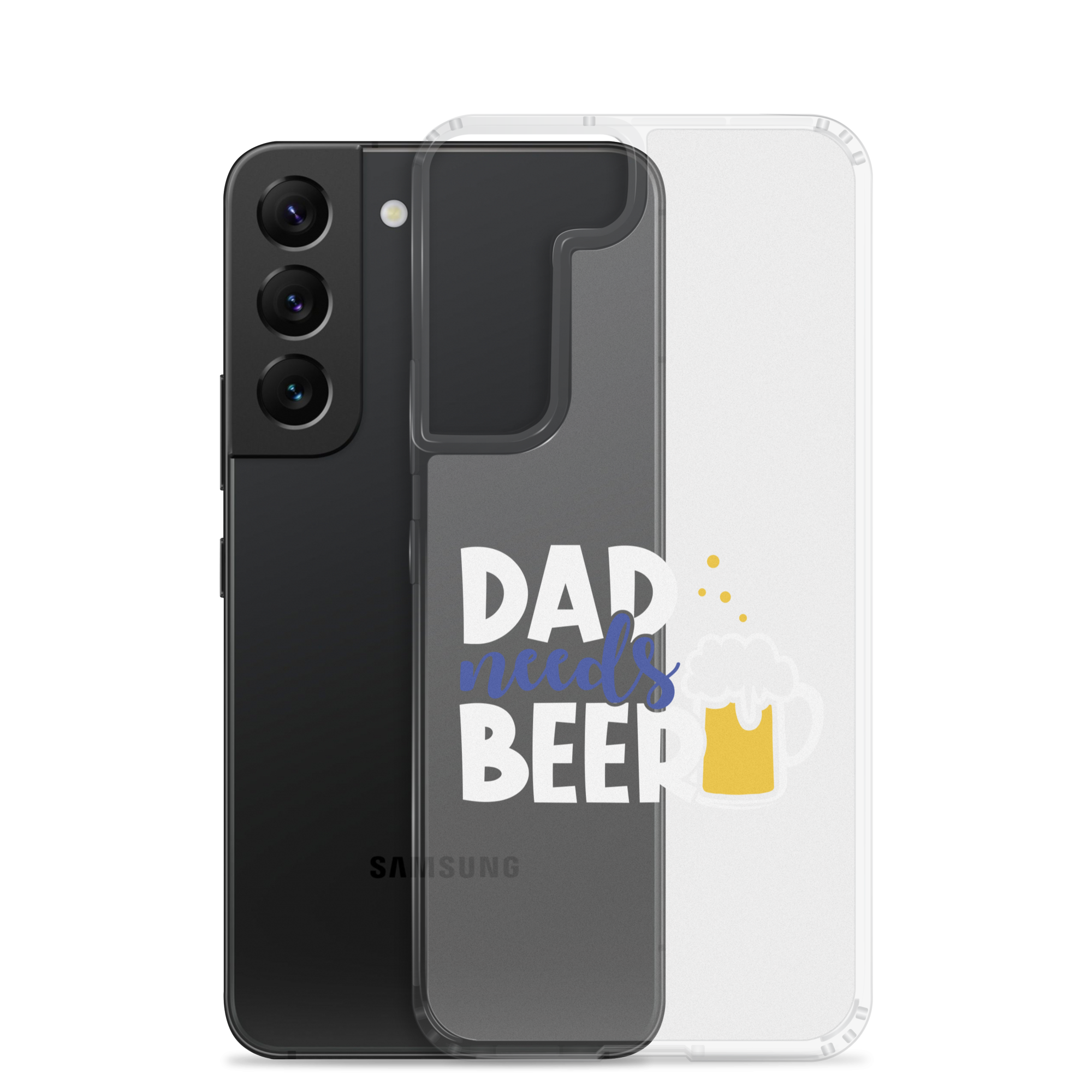 Dad Needs Beer Clear Case for Samsung®