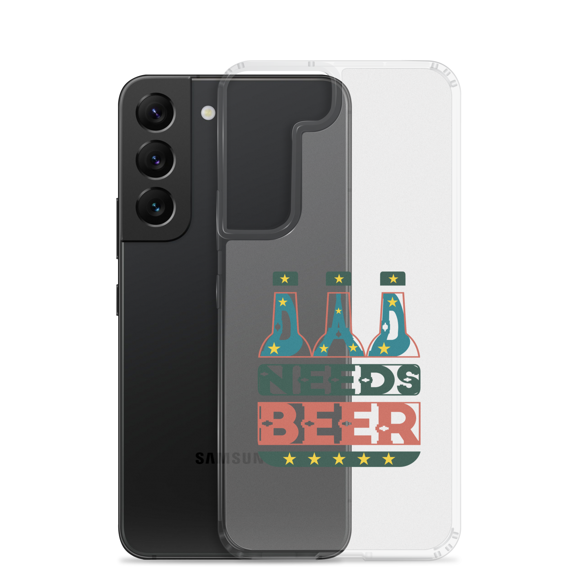 Dad Needs Beer Clear Case for Samsung®