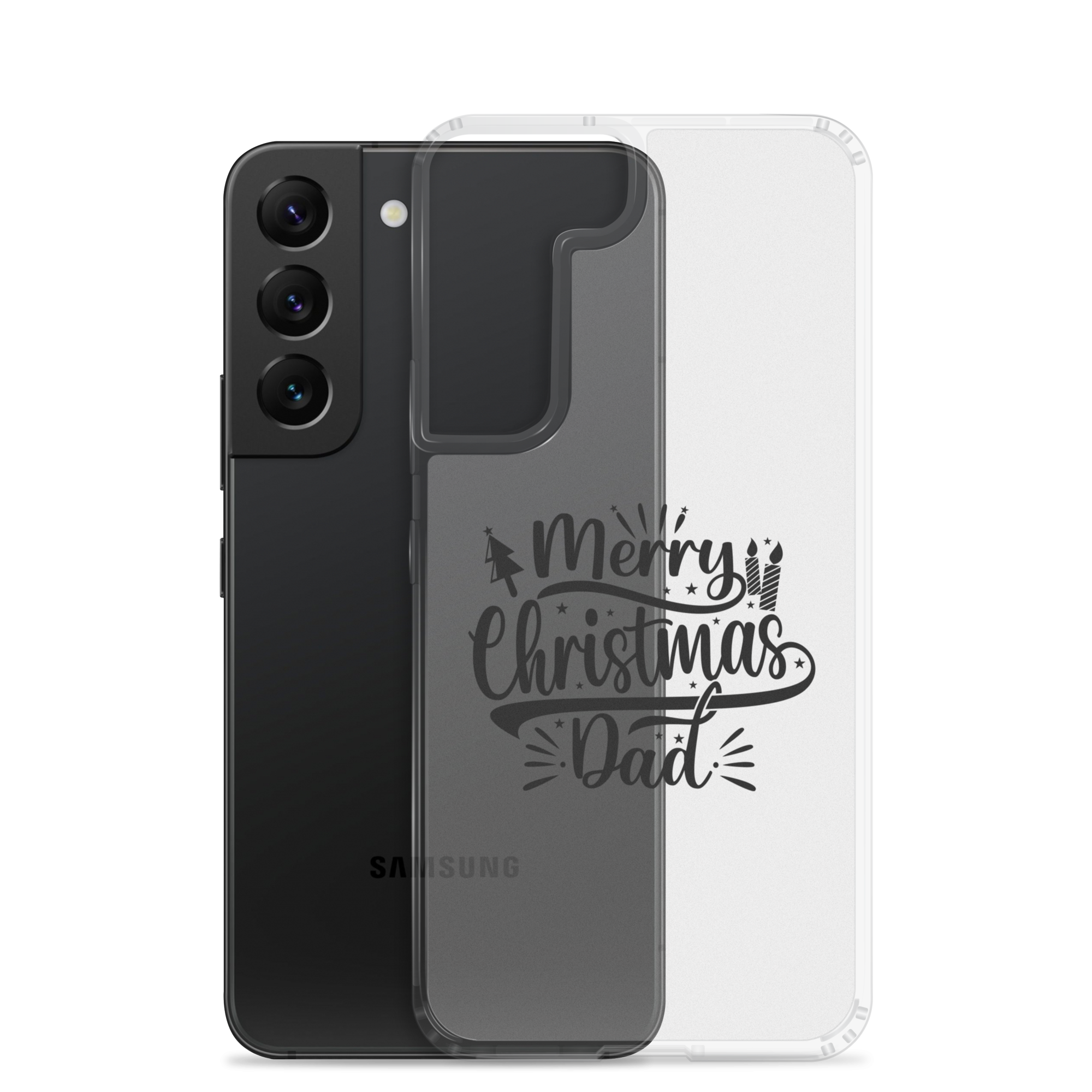 Merry Christmas Dad Clear Case for Samsung®