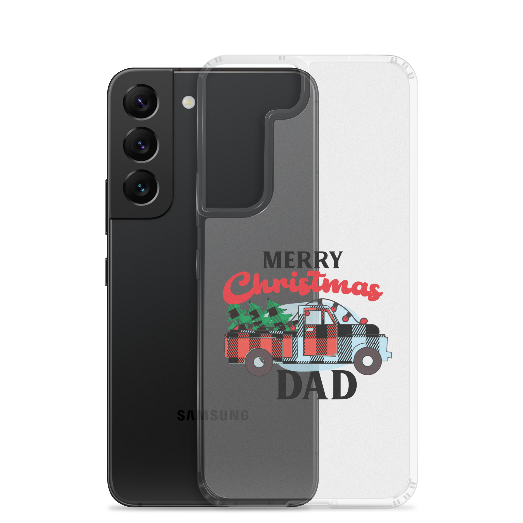 First Christmas As Dad Clear Case for Samsung®