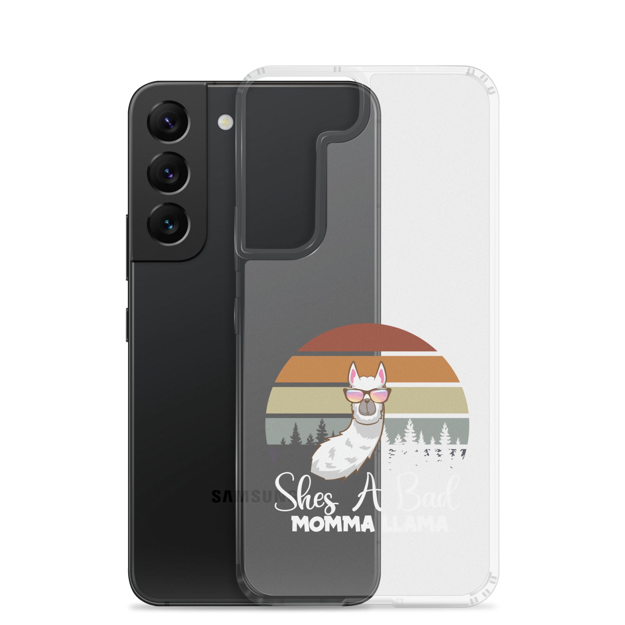 She's A Bad Momma Llama Clear Case for Samsung®