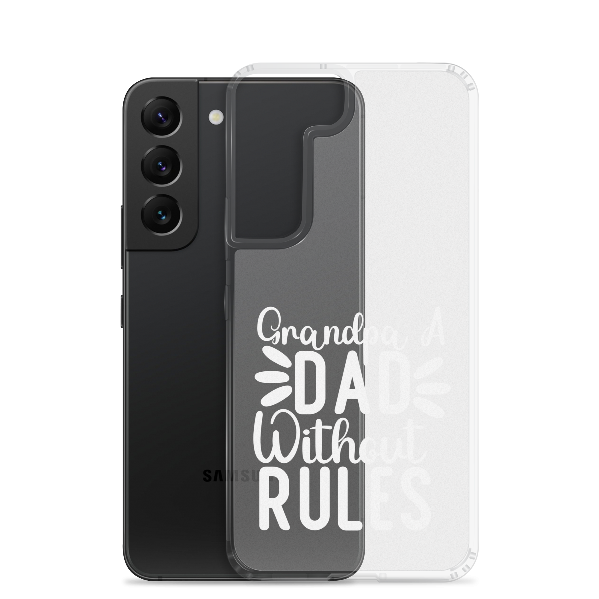 Grandpa A Dad Without Rules Clear Clear Case for Samsung®