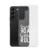 Grandpa A Dad Without Rules Clear Clear Case for Samsung®