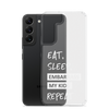 Eat, Sleep, Embarrass My Kids, Repeat Clear Case for Samsung®