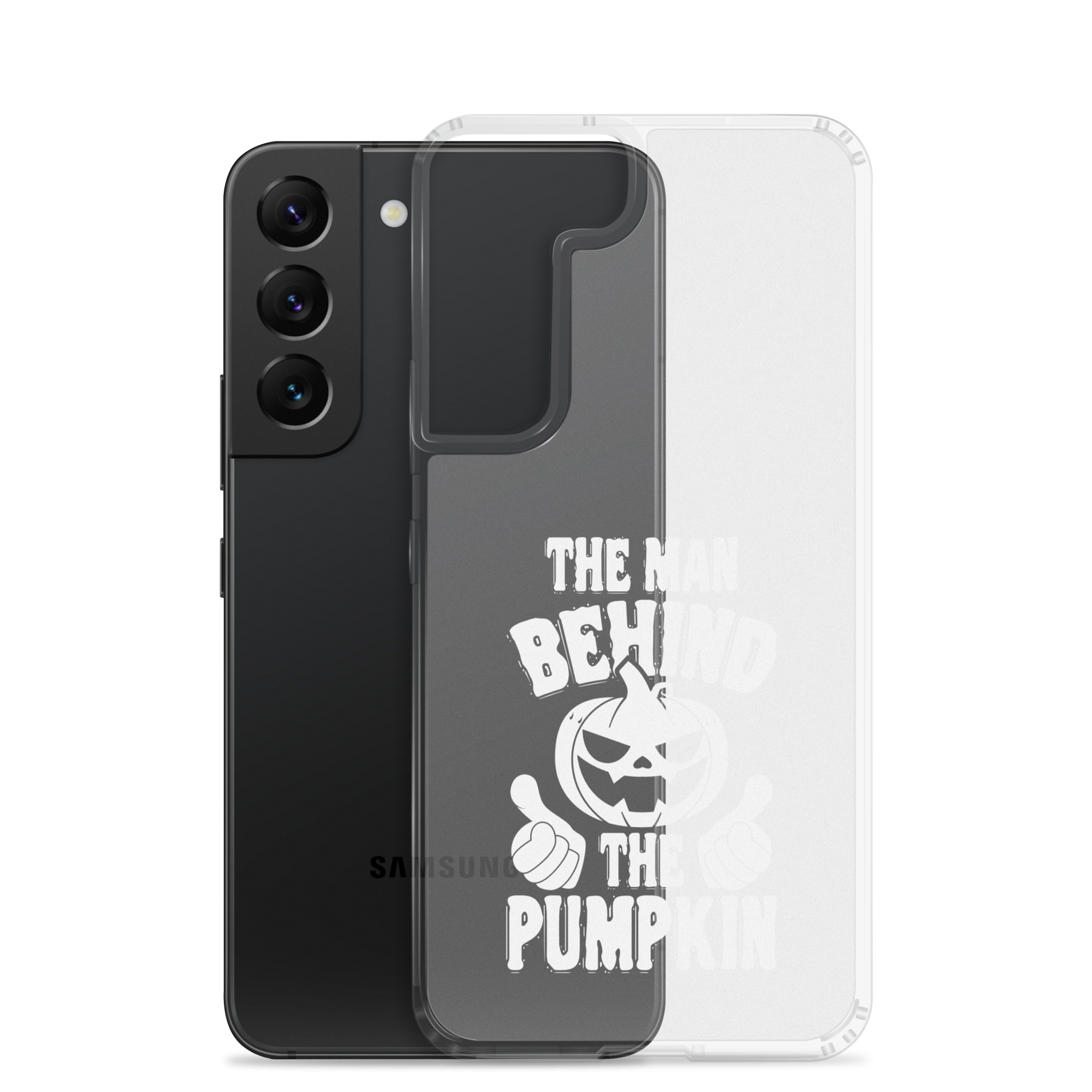 The Man Behind The Pumpkin Clear Case for Samsung®