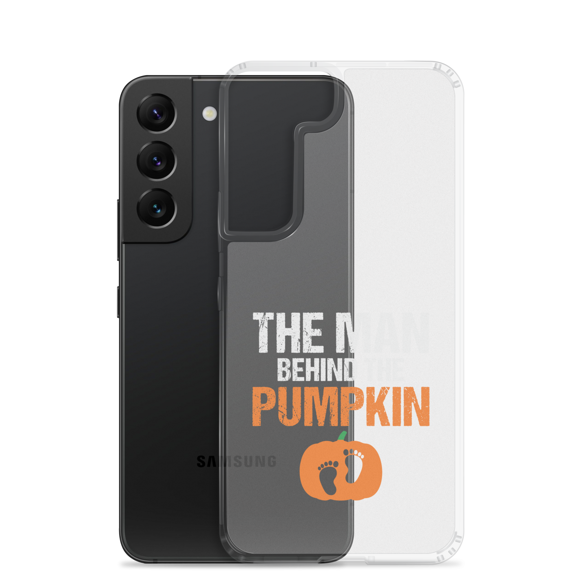 The Man Behind The Pumpkin Clear Case for Samsung®