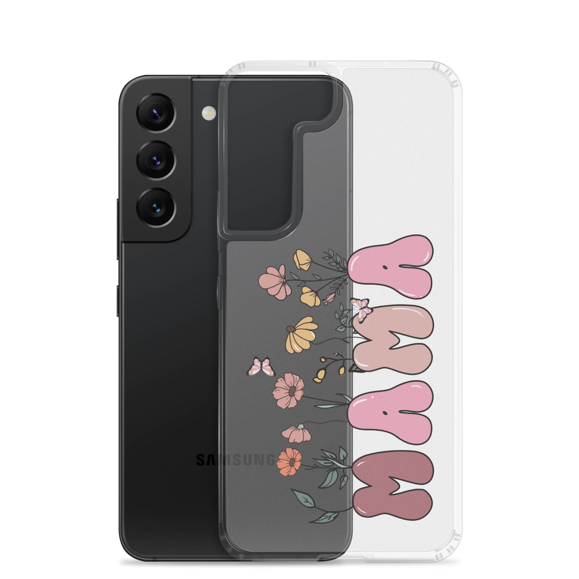 Floral Mama Clear Case for Samsung®