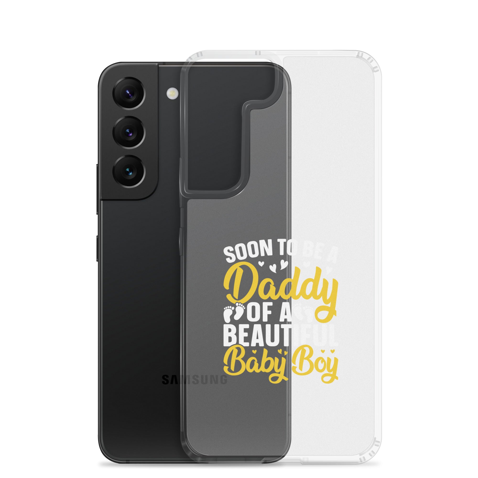 Soon To Be A Daddy For Boy Clear Case for Samsung®