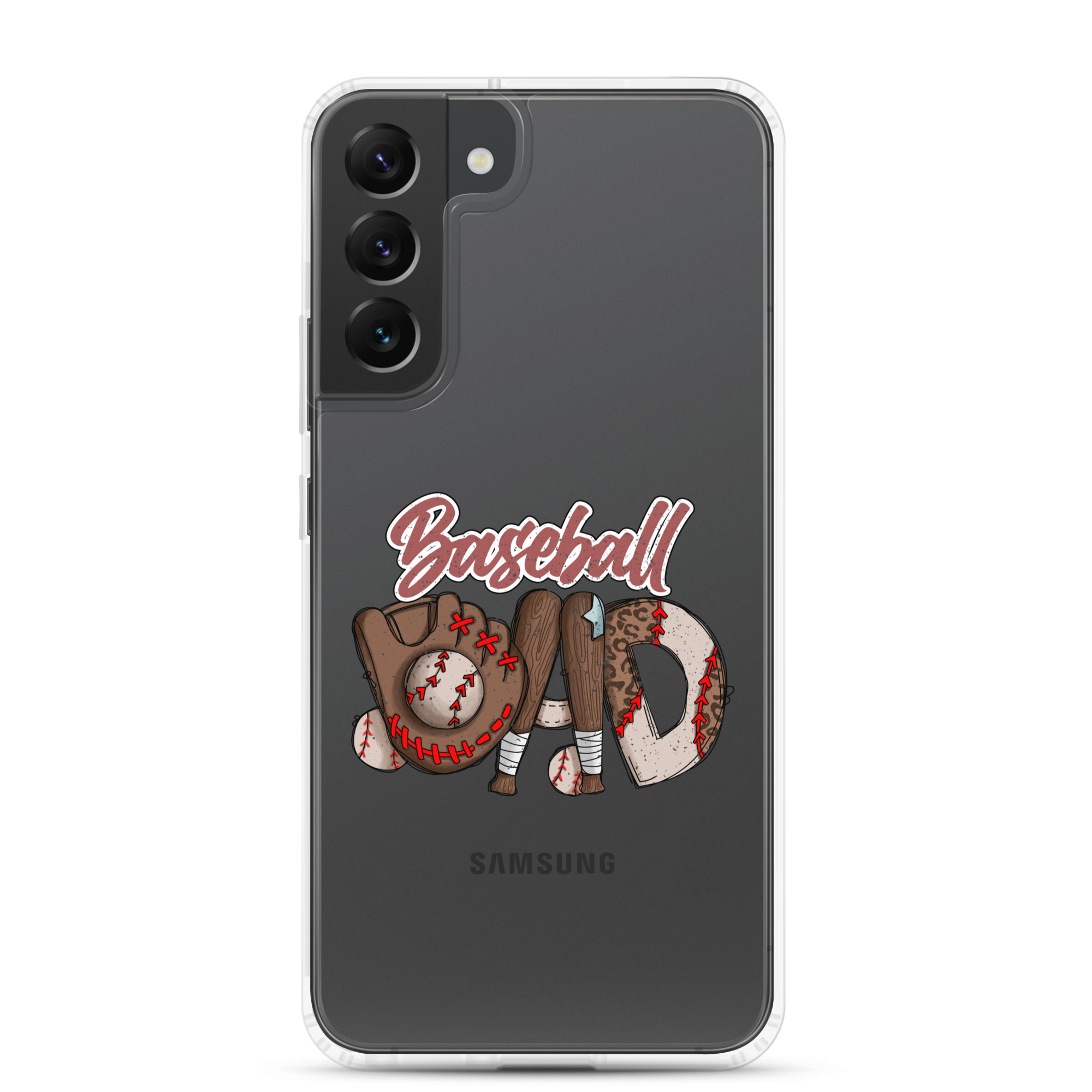 Baseball Dad Clear Case for Samsung®