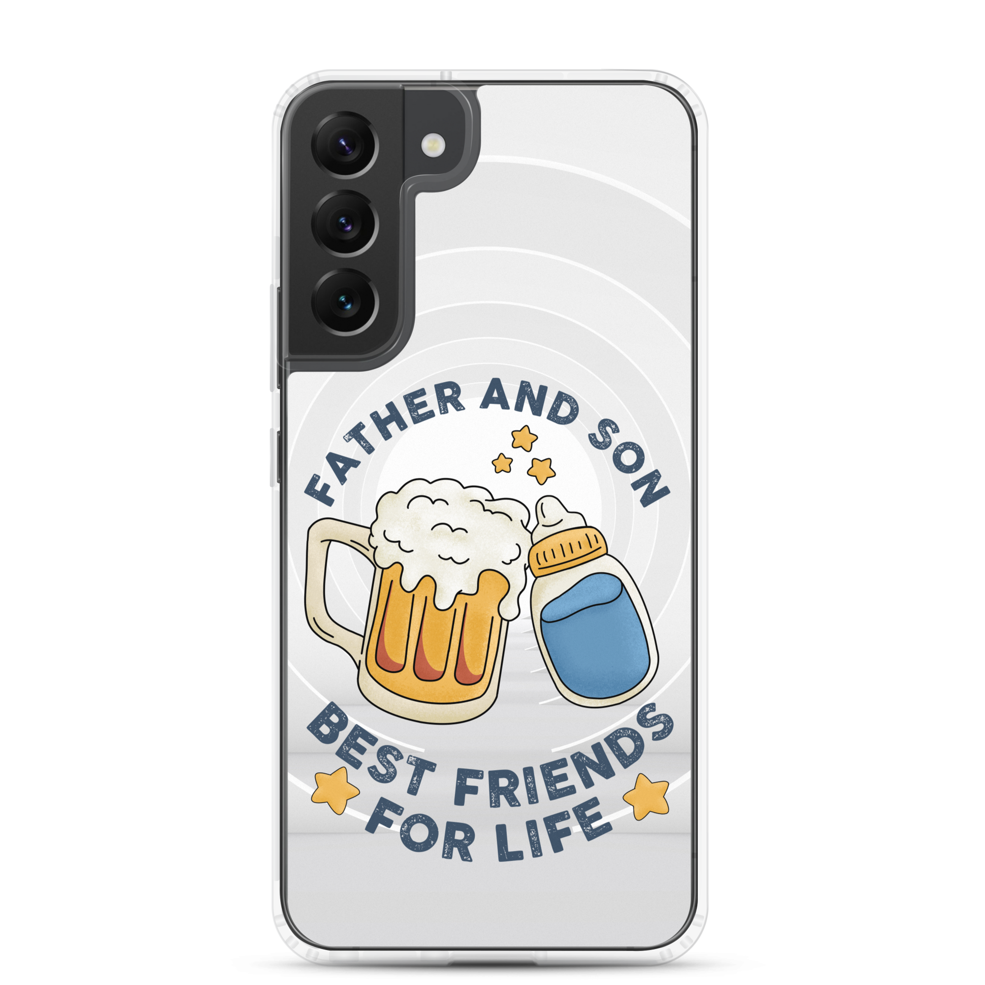 Father And Son Best Friends For Life Clear Case for Samsung®