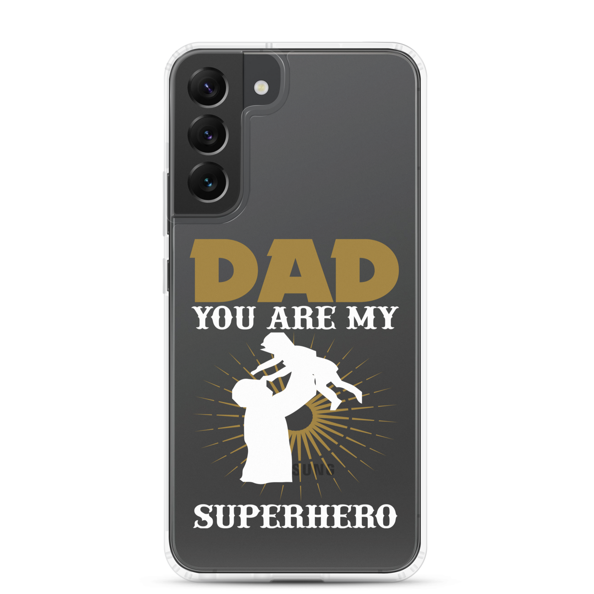 Dad You Are My Superhero Clear Case for Samsung®