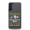 Father And Daughter Tide By Hand Heart To Heart Clear Case for Samsung®