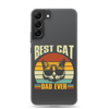 Best Cat Dad Ever Clear Case for Samsung®