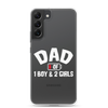 Dad Of 1 Boy And 2 Girls Clear Case for Samsung®