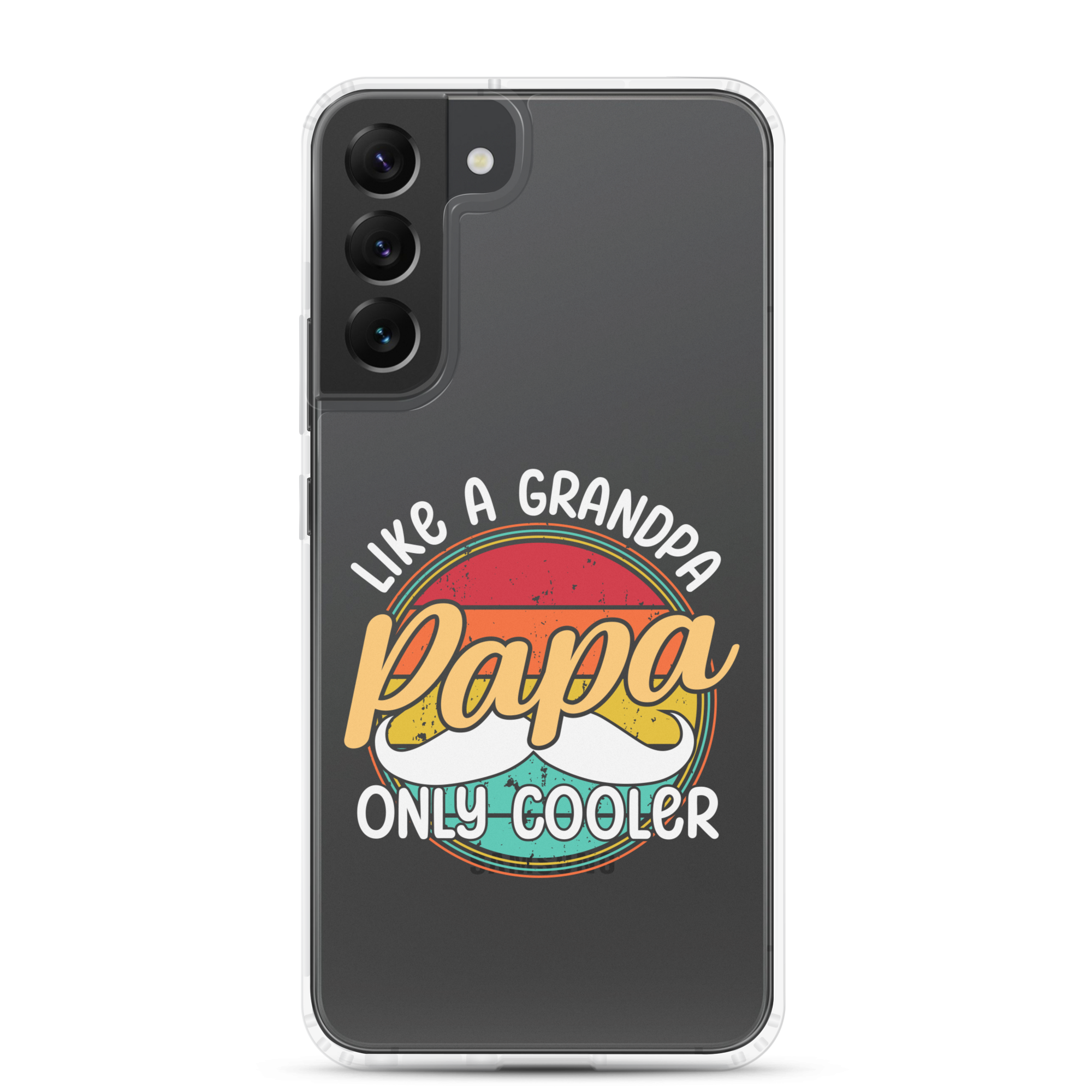 Papa Like A Grandpa Only Cooler Clear Case for Samsung®