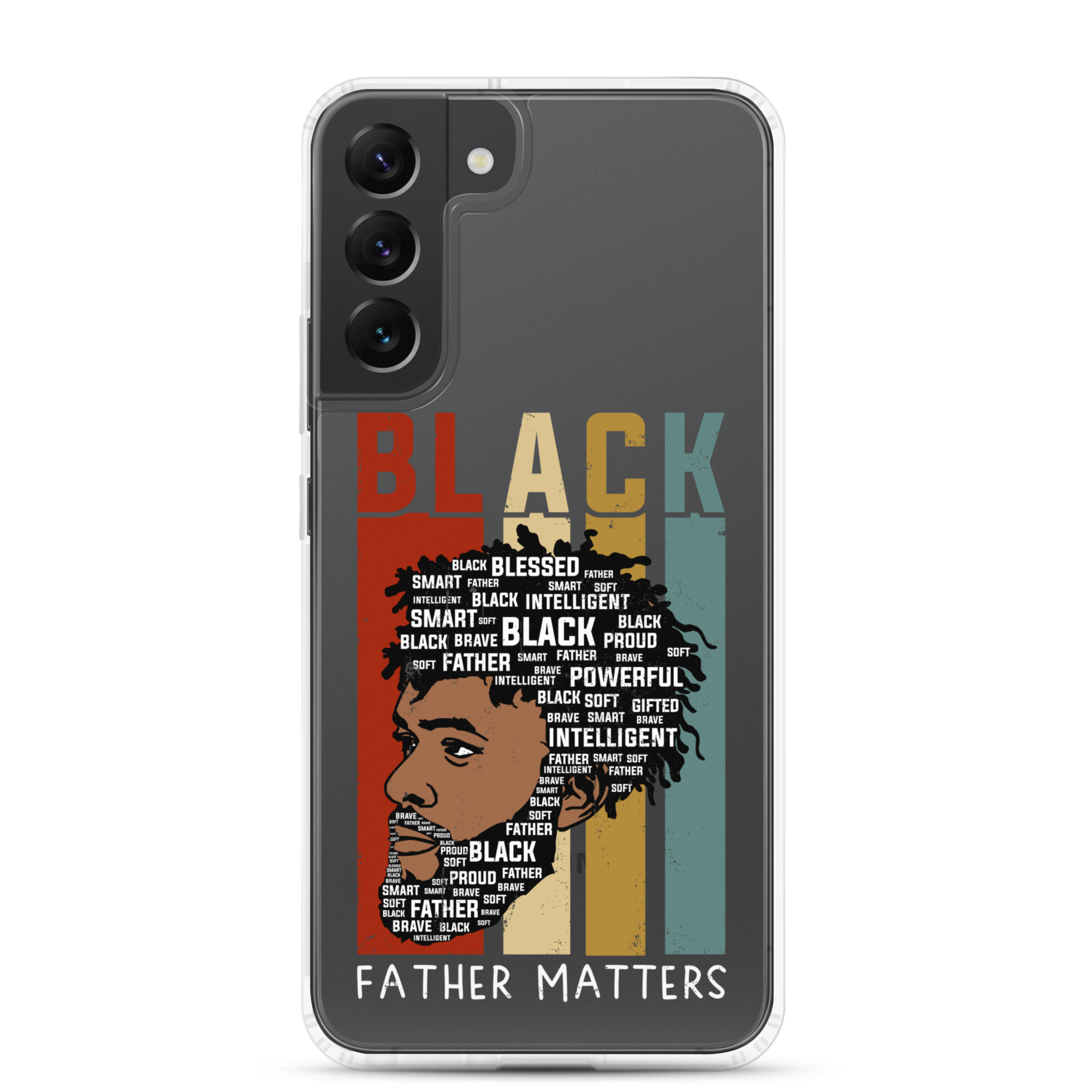 Black Father Matters Clear Case for Samsung®