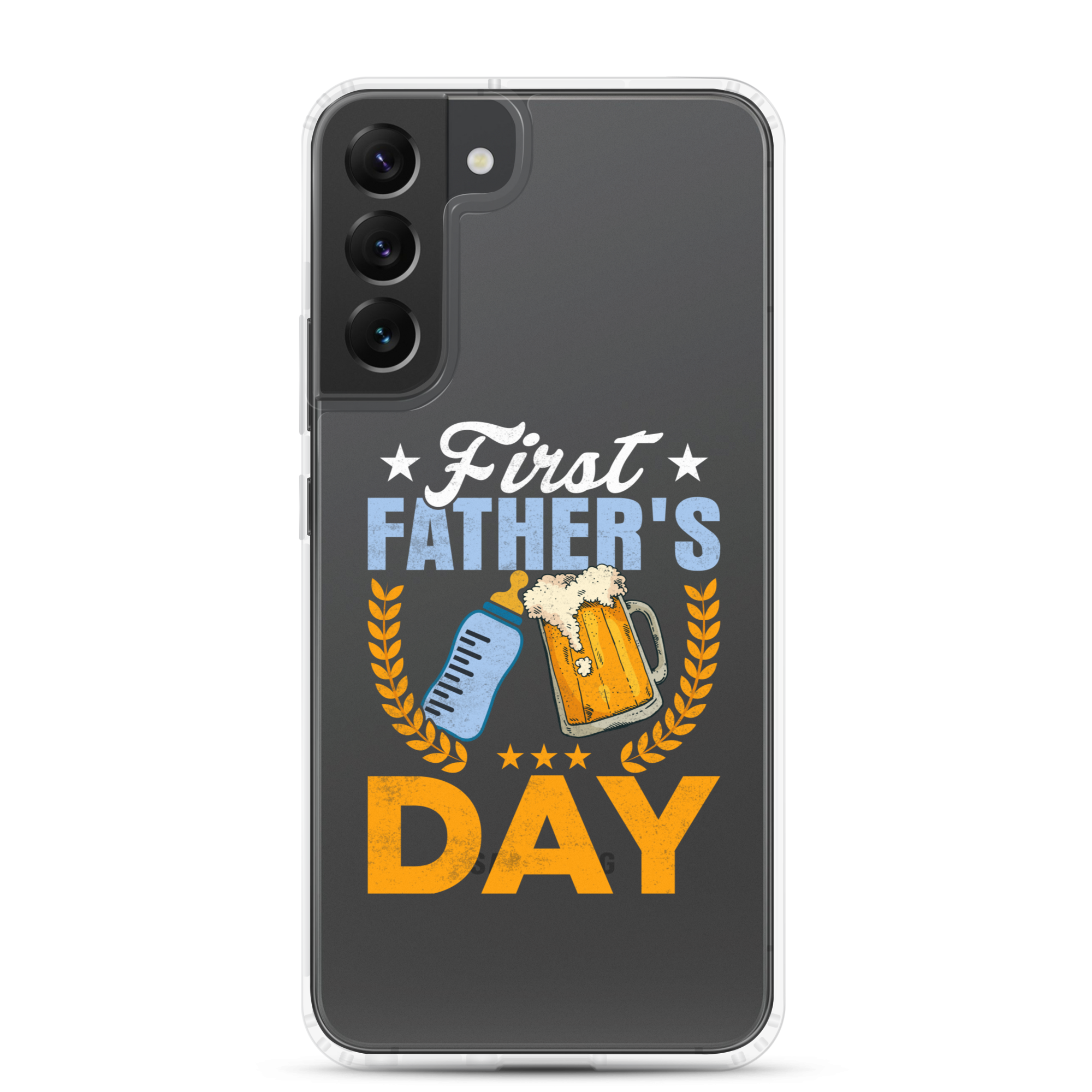 First Father's Day Clear Case for Samsung®