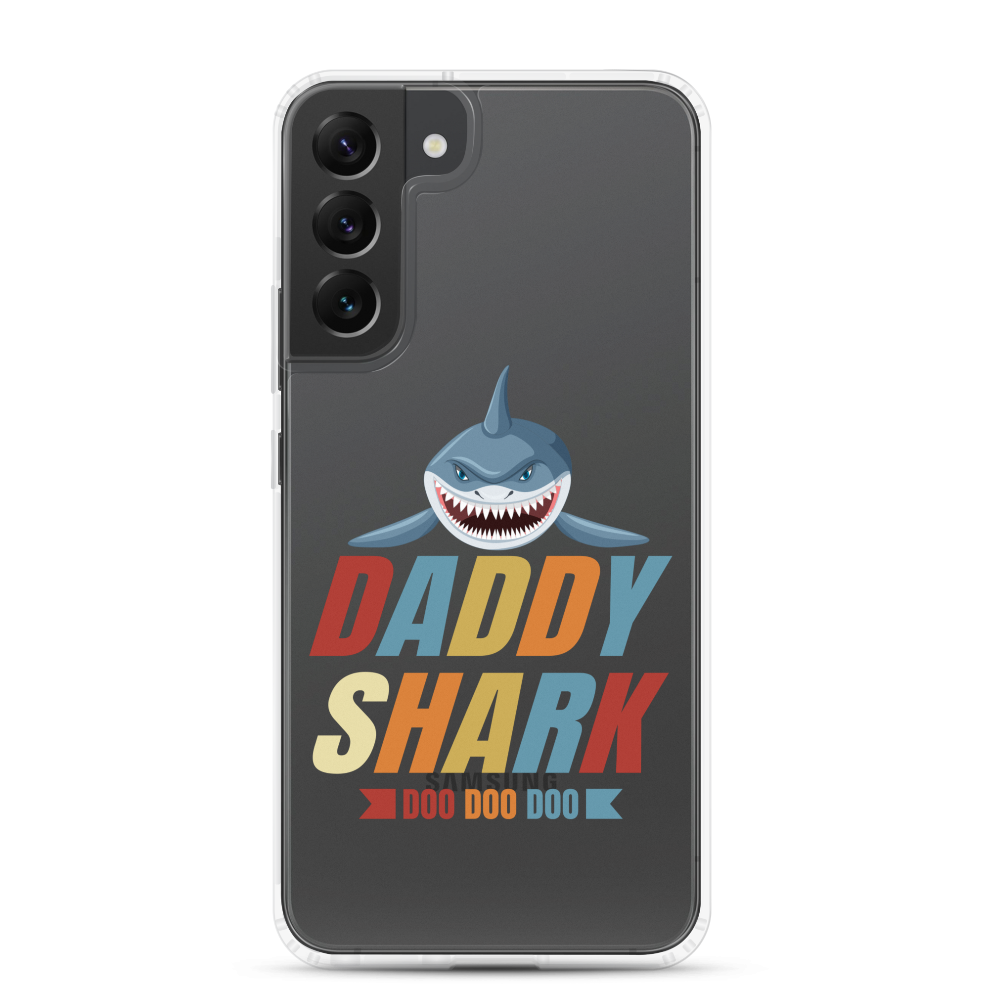 Daddy Shark Doo Doo Doo Clear Case for Samsung®