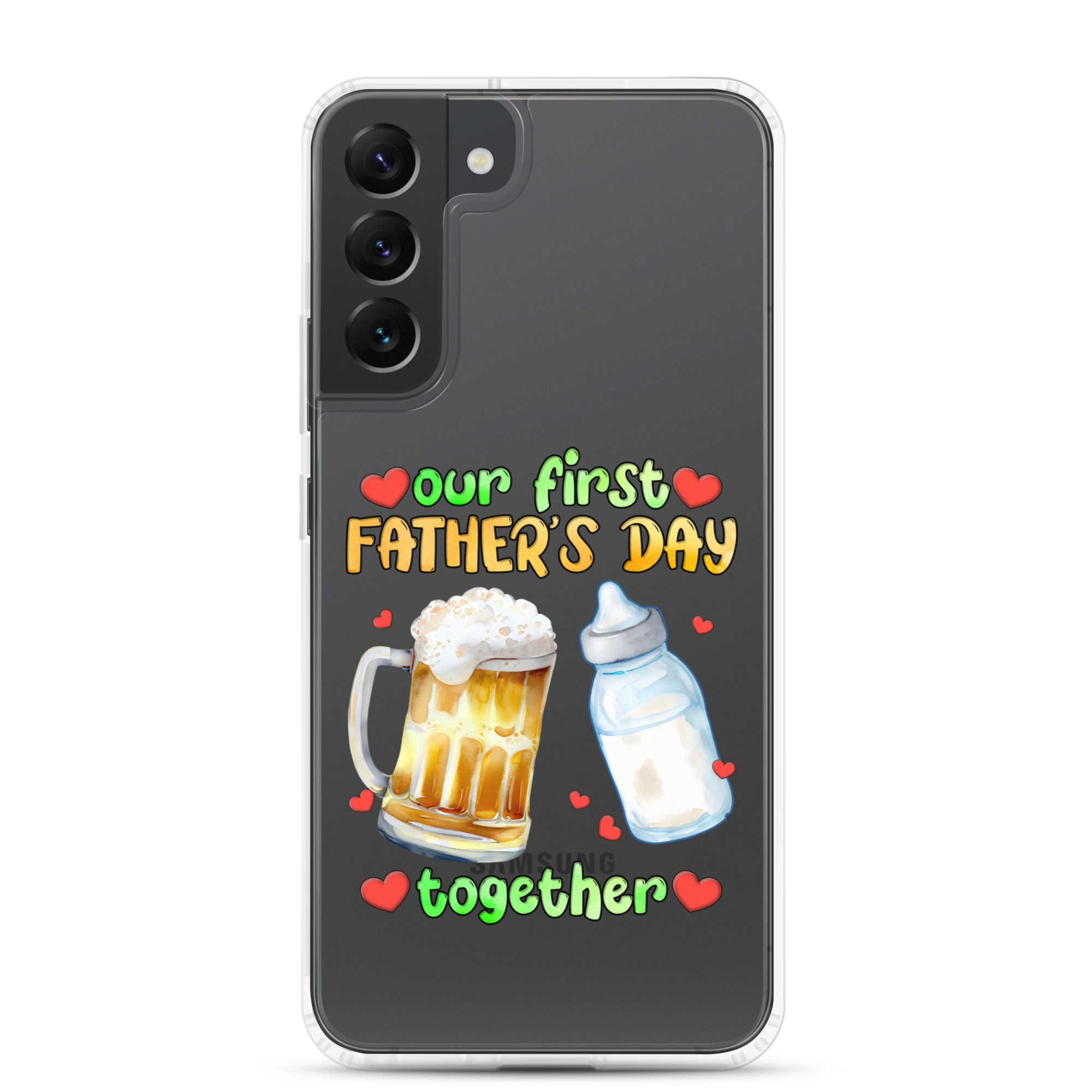 Our First Father's Day Together Clear Case for Samsung®