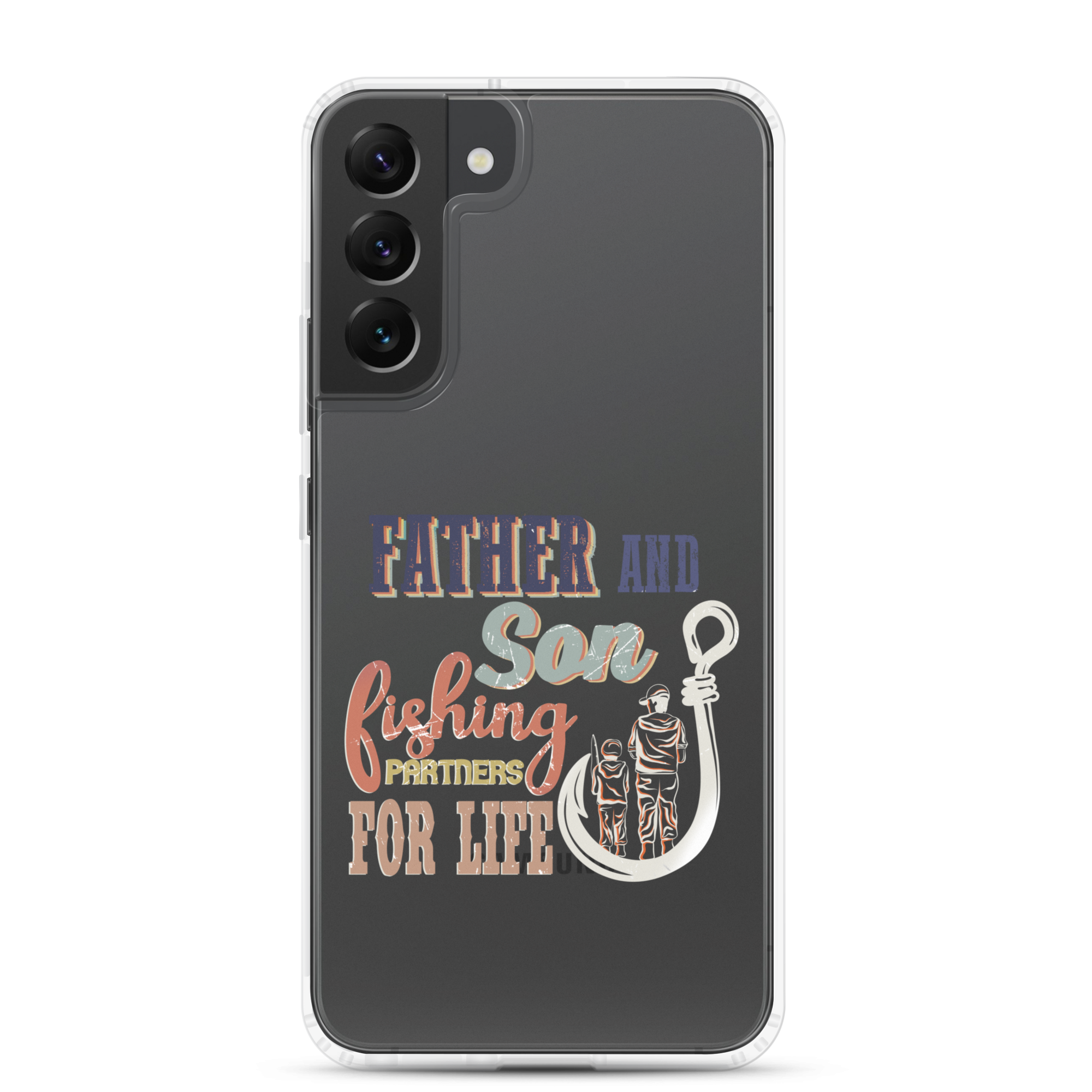 Father And Son Fishing Partners For Life Clear Case for Samsung®