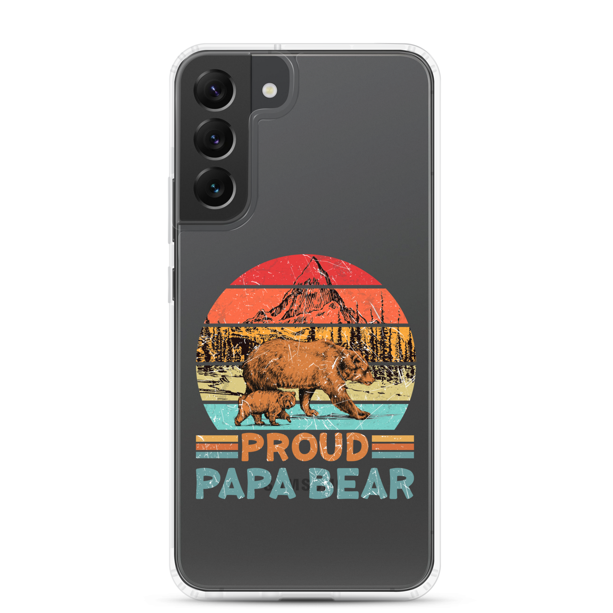 Proud Papa Bear Clear Case for Samsung®