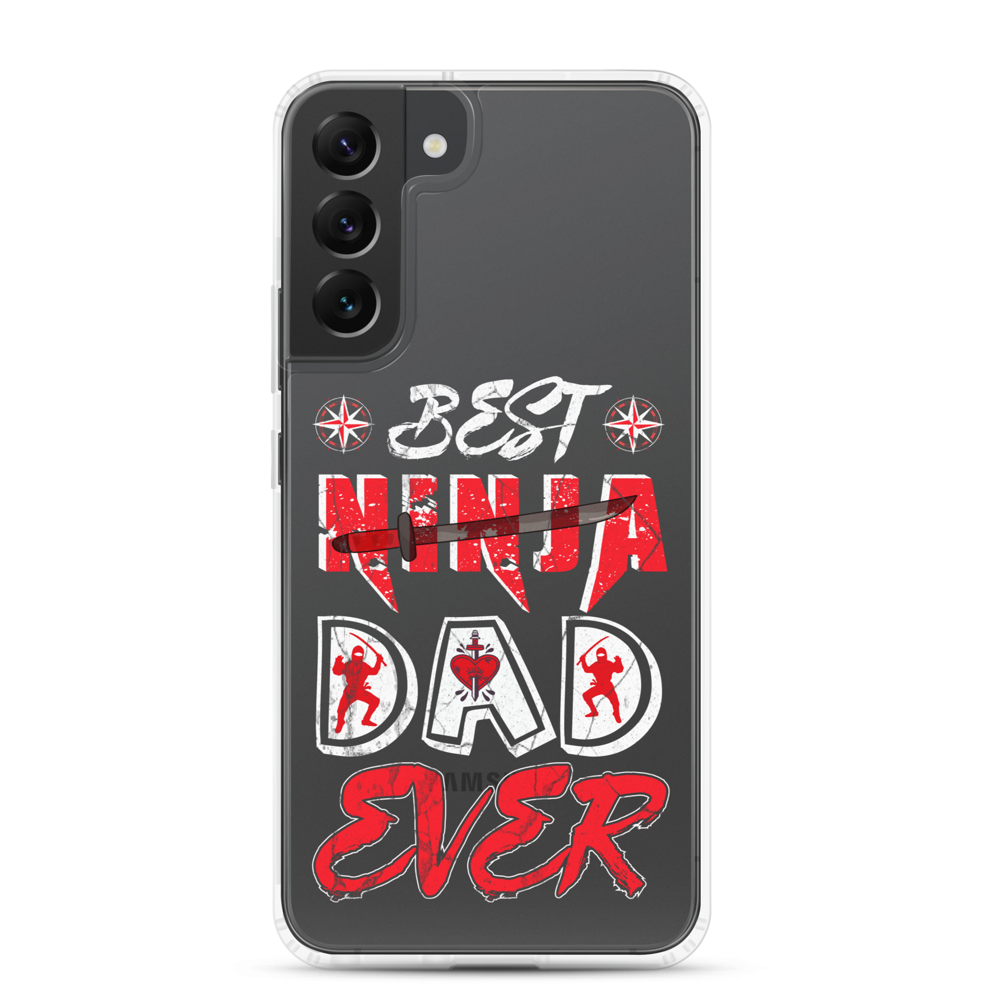 Best Ninja Dad Ever Clear Case for Samsung®