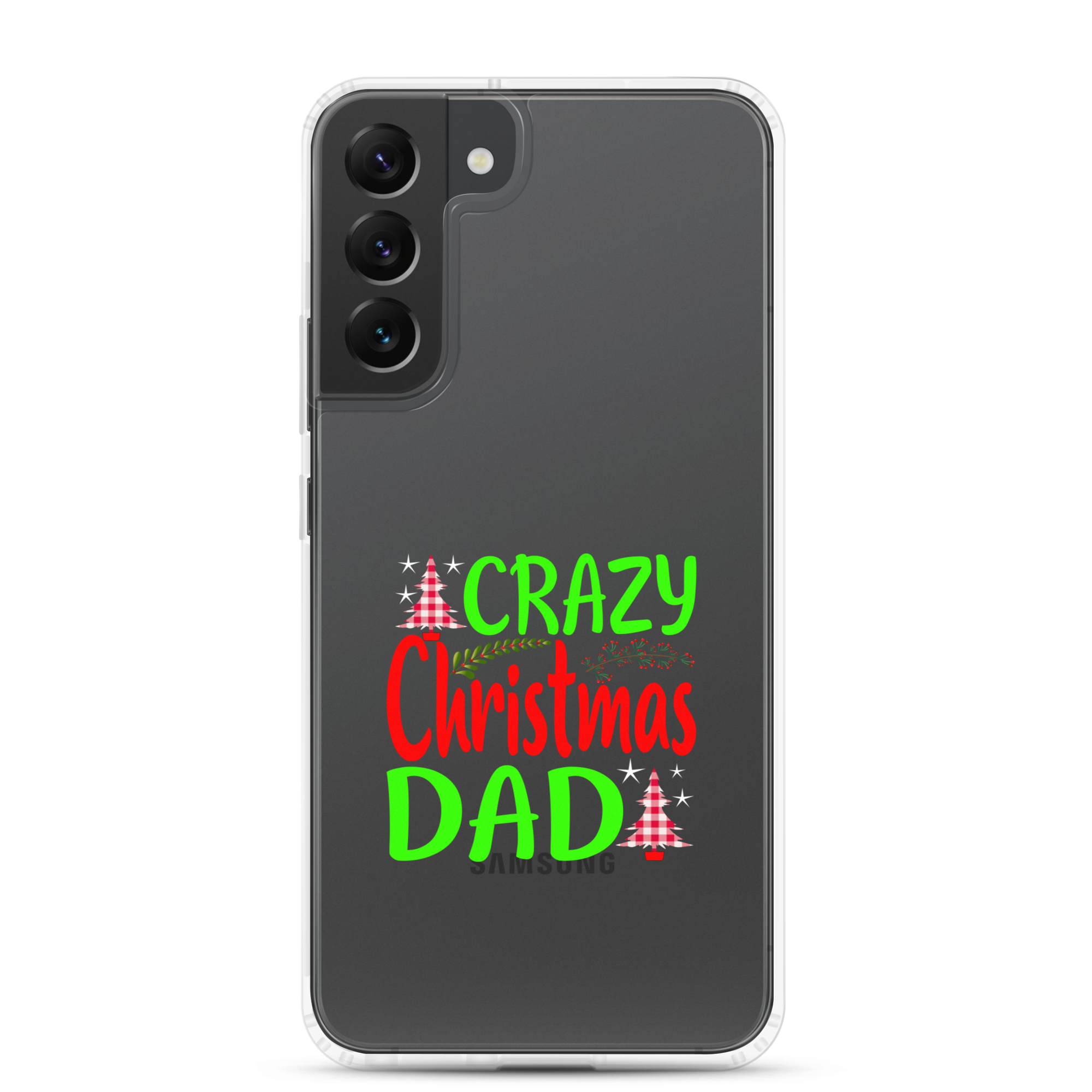 Crazy Christmas Dad Clear Case for Samsung®