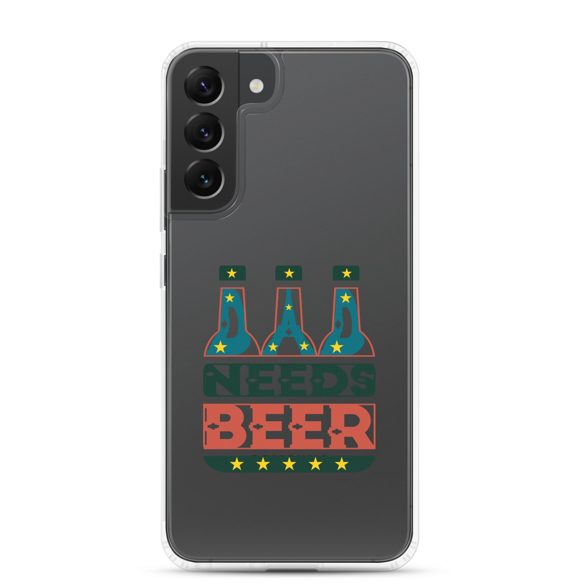 Dad Needs Beer Clear Case for Samsung®