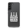 Dad Needs Beer Clear Case for Samsung®