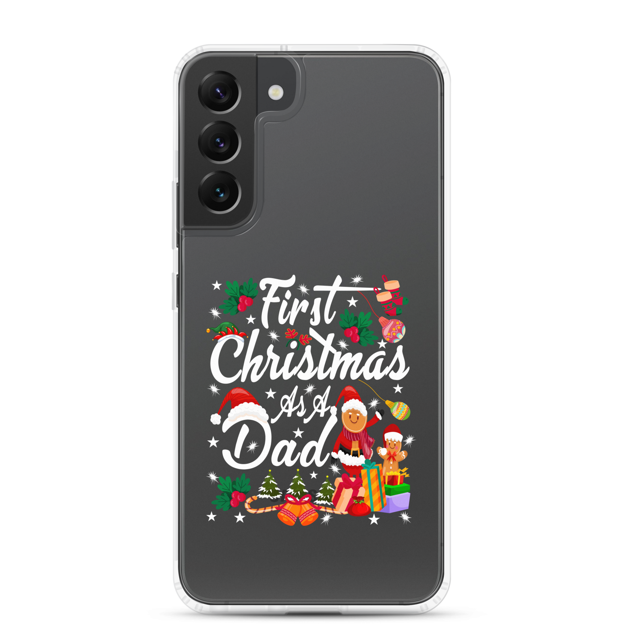 First Christmas As A Dad Clear Case for Samsung®