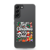 First Christmas As A Dad Clear Case for Samsung®