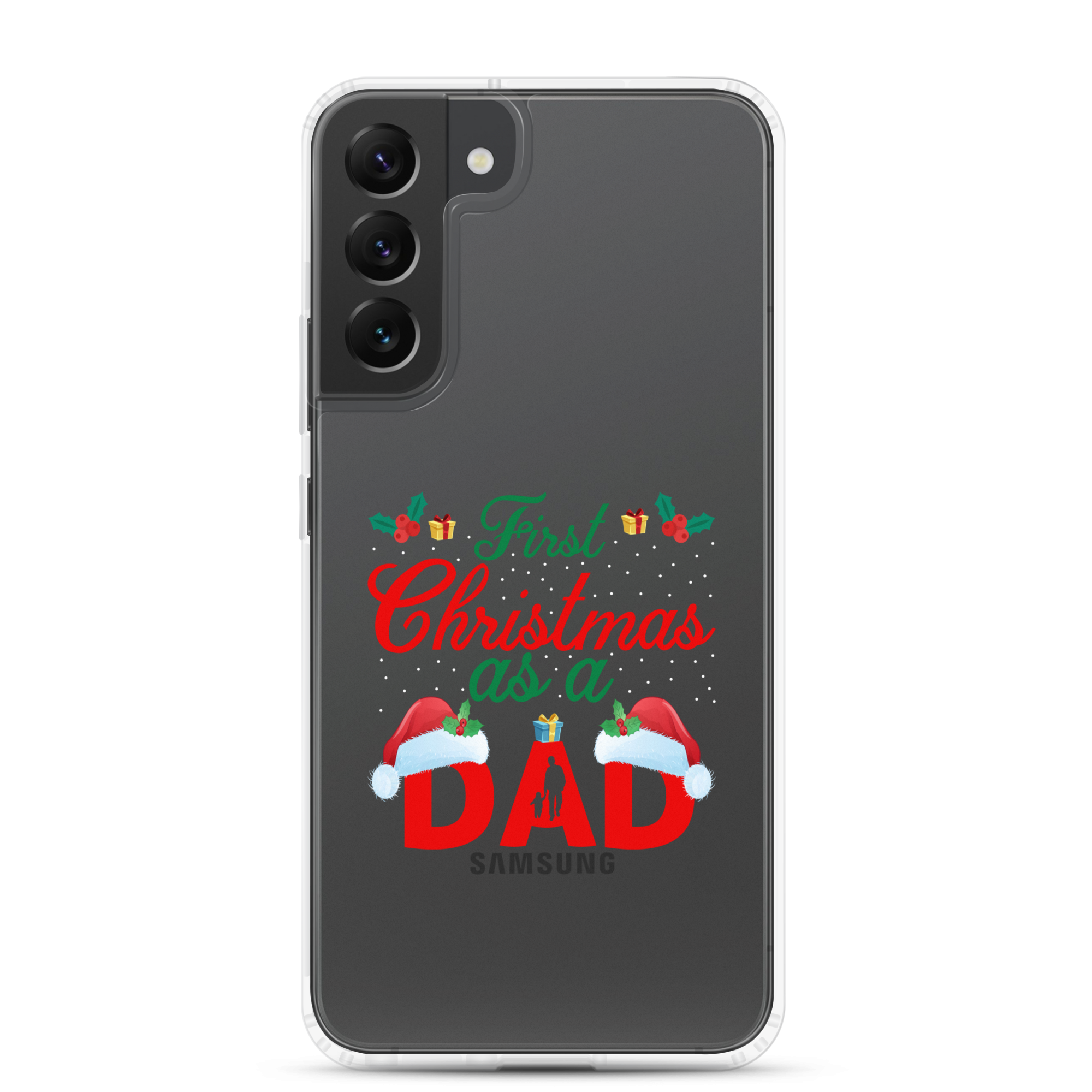 First Christmas As A Dad Clear Case for Samsung®