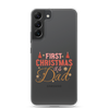 First Christmas As Dad Clear Case for Samsung®