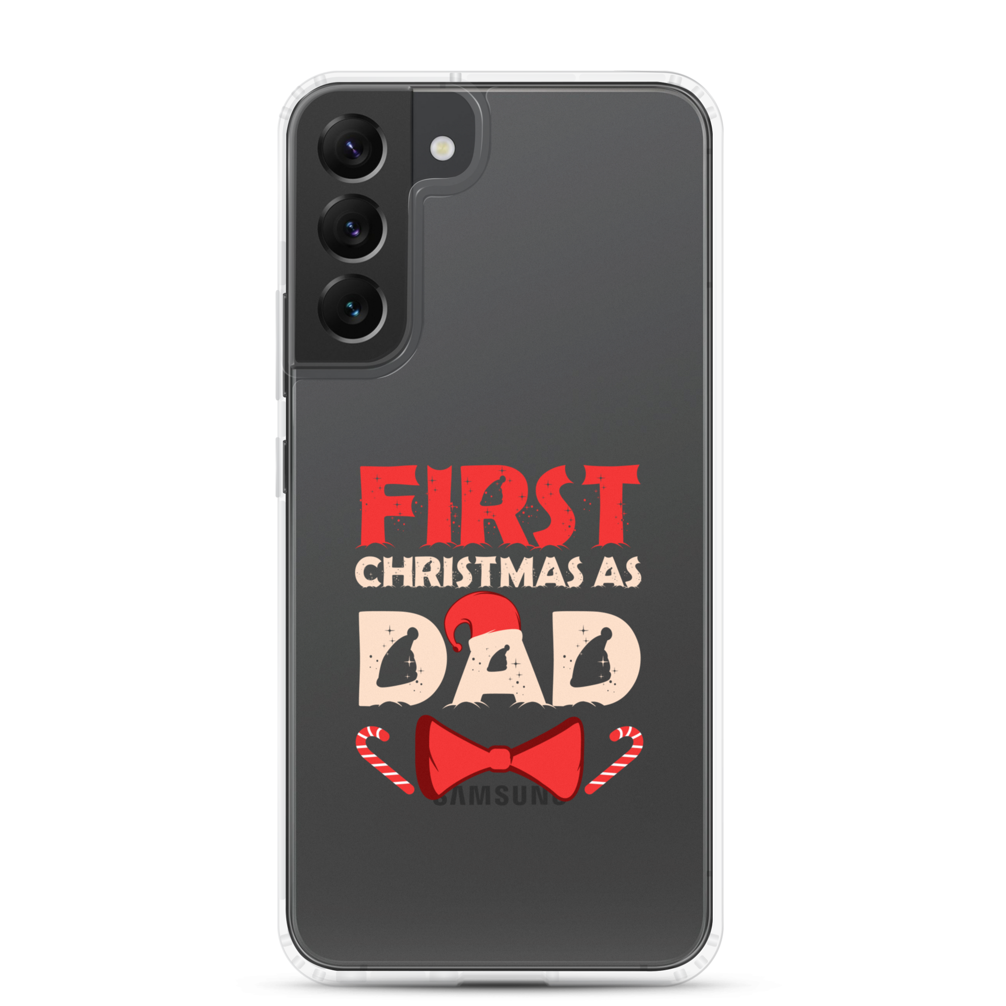 First Christmas As Dad Clear Case for Samsung®