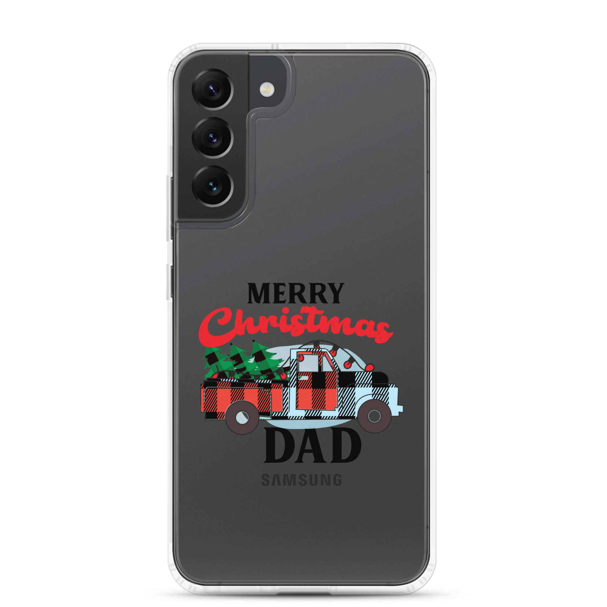 First Christmas As Dad Clear Case for Samsung®