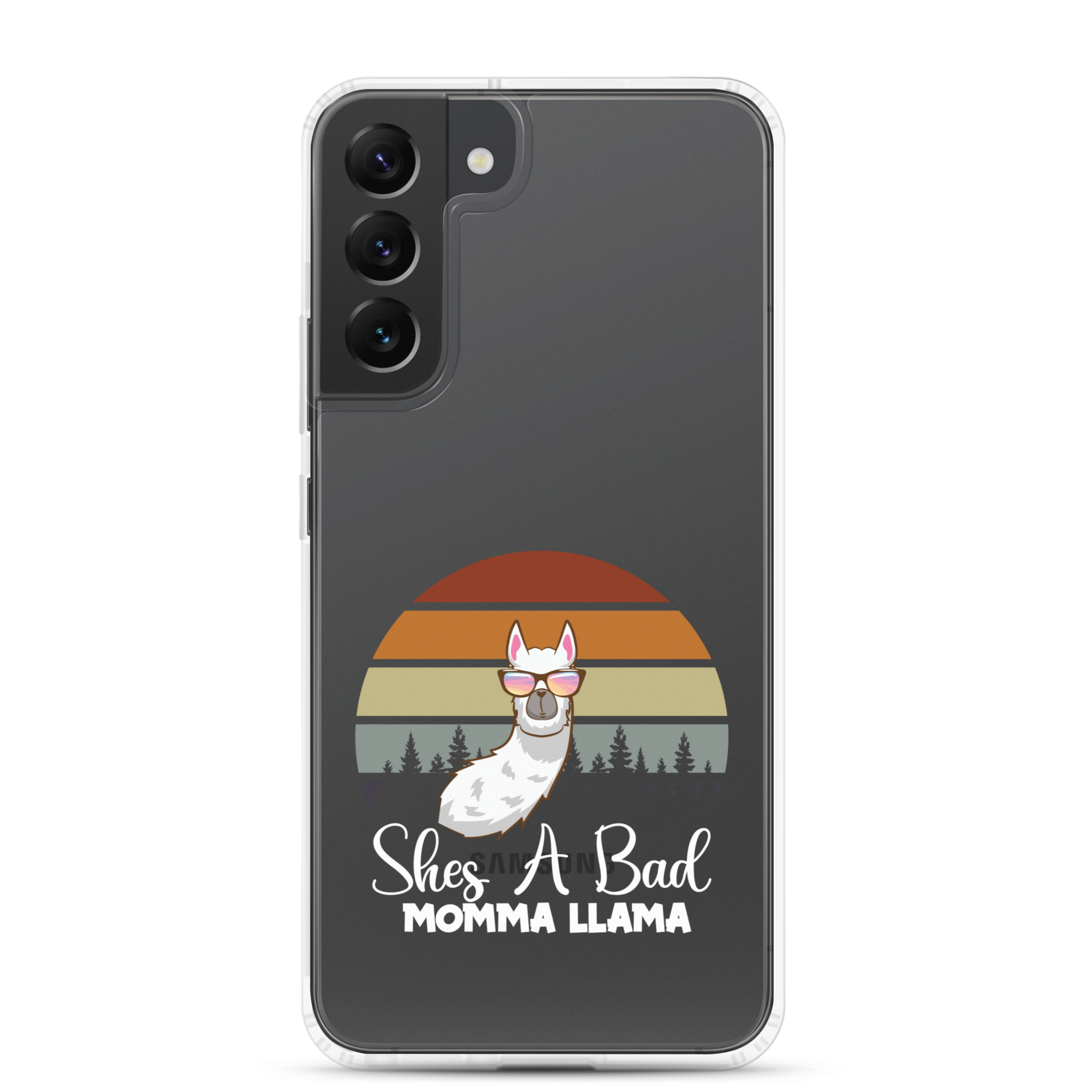 She's A Bad Momma Llama Clear Case for Samsung®