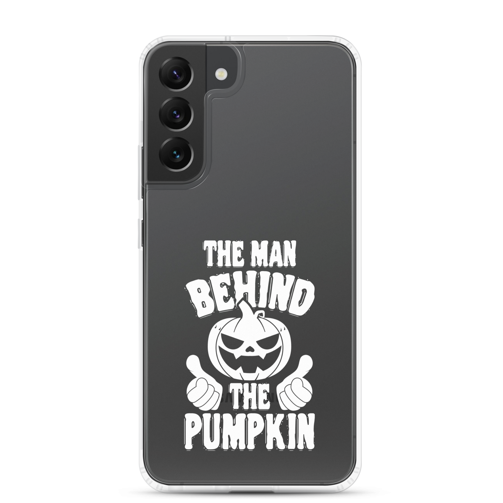 The Man Behind The Pumpkin Clear Case for Samsung®