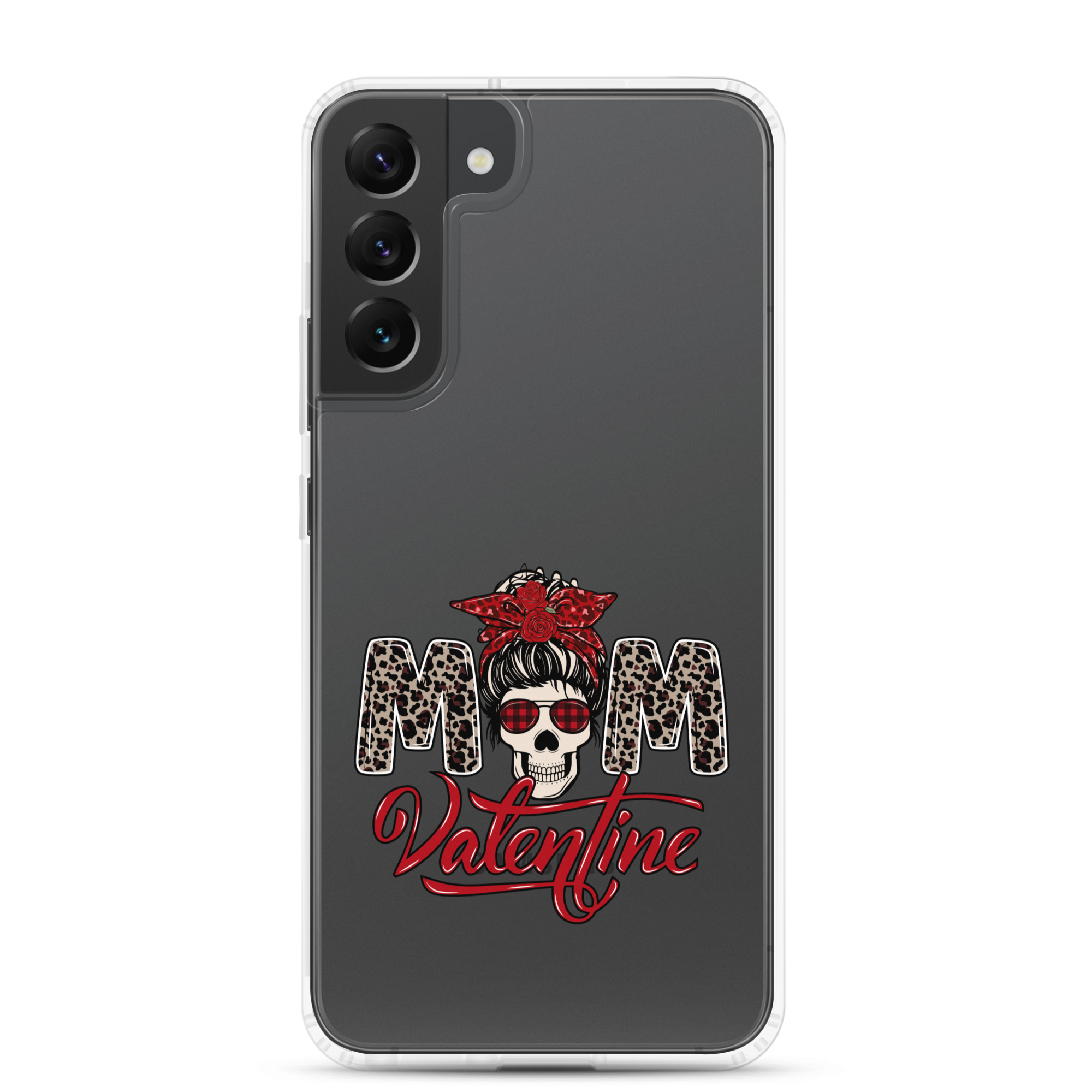 Skull Mom Valentine Clear Case for Samsung®