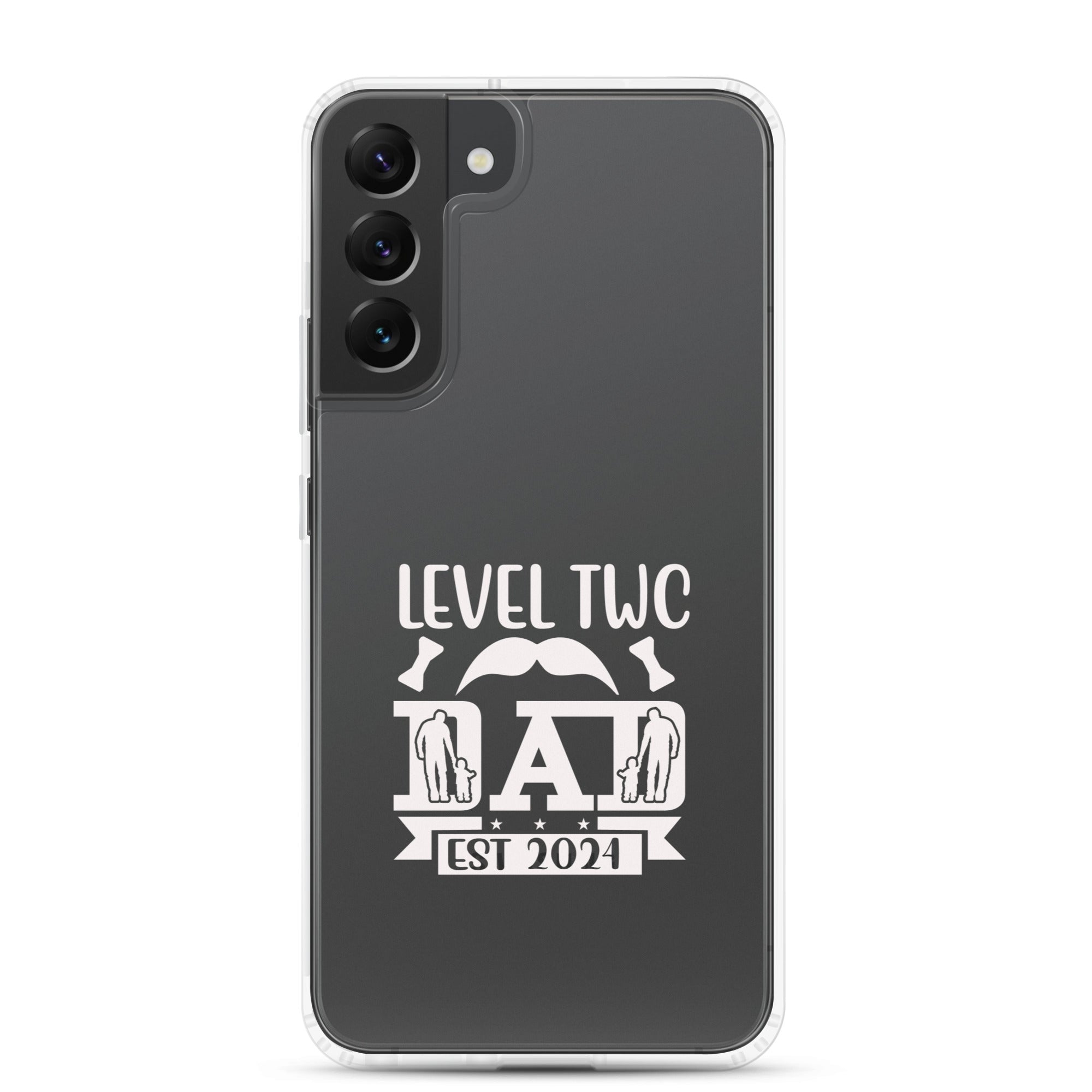 Level Two Dad Est. 2024 Clear Case for Samsung®