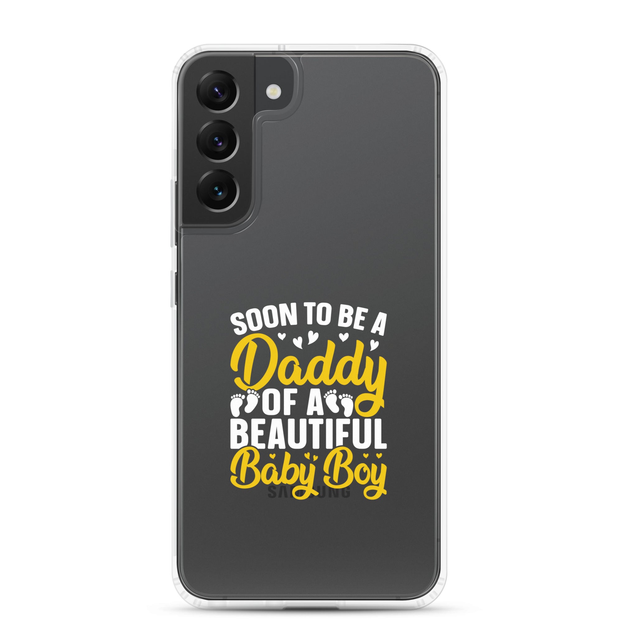 Soon To Be A Daddy For Boy Clear Case for Samsung®