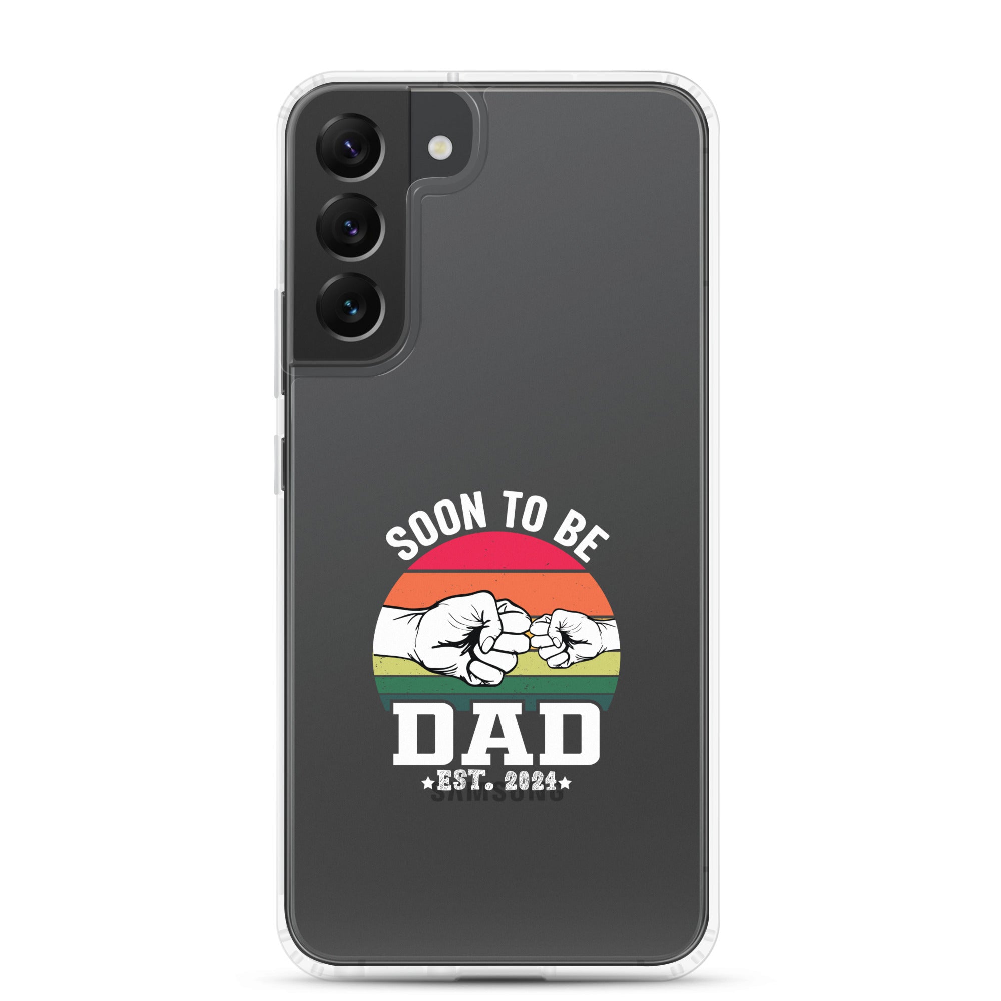 Soon To Be Dad Est. 2024 Clear Case for Samsung®