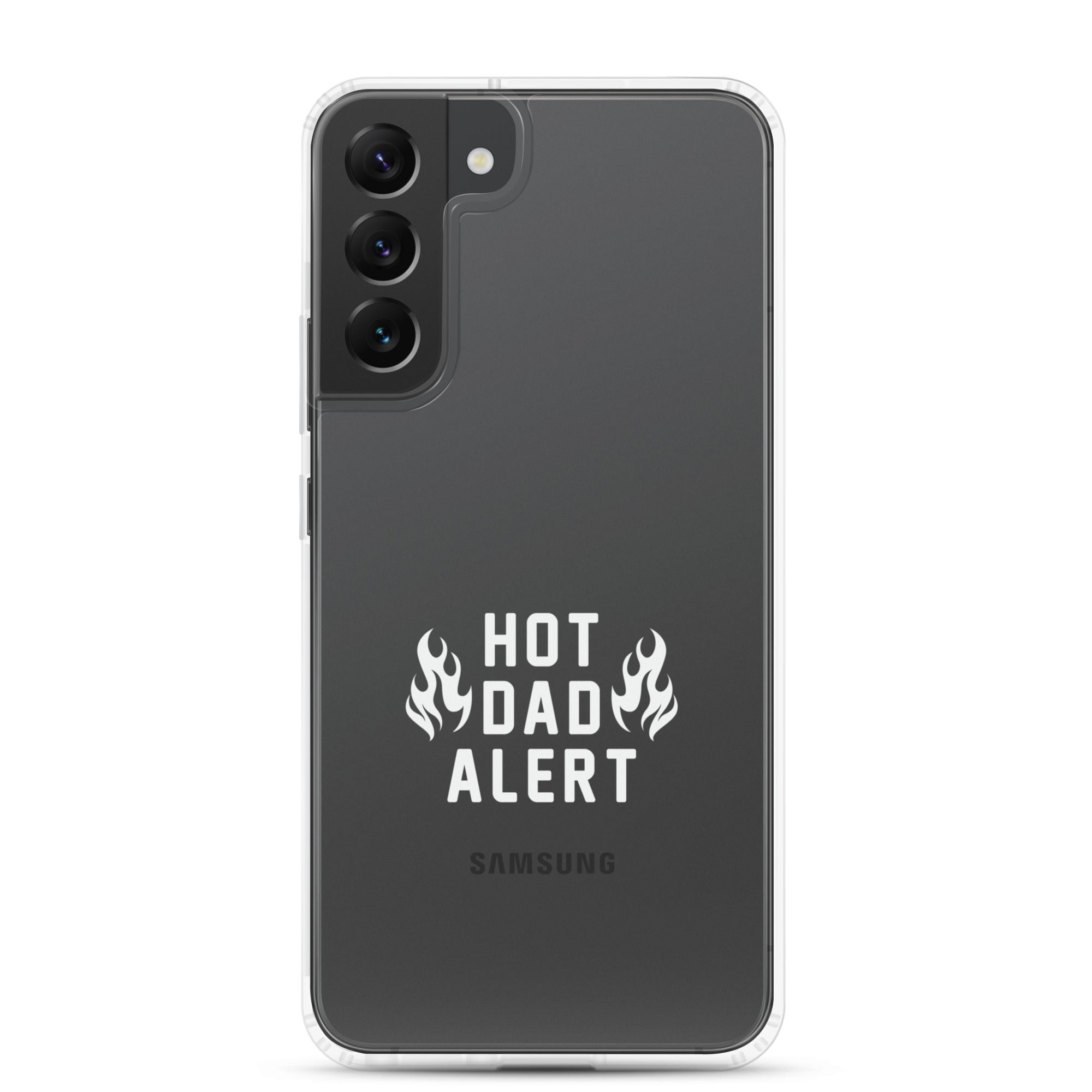 Hot Dad Alert Clear Case for Samsung®