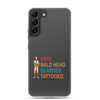 Papa, Bald Head, Bearded, Tattooed Clear Case for Samsung®