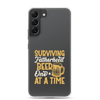 Surviving Fatherhood One Beer At A time Clear Case for Samsung®