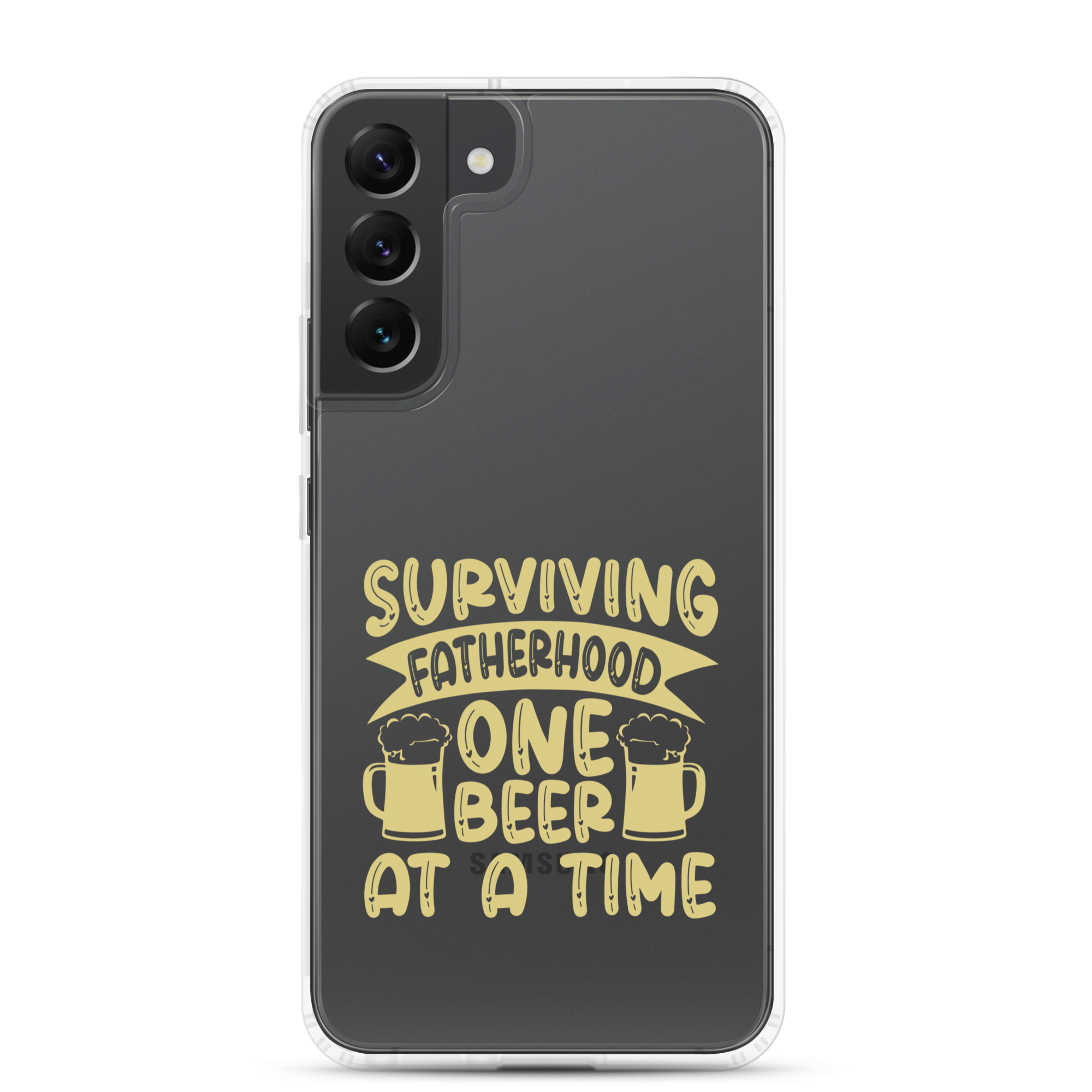 Surviving Fatherhood One Beer At A time Clear Case for Samsung®