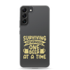 Surviving Fatherhood One Beer At A time Clear Case for Samsung®