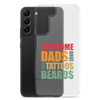 Awesome Dads Tattoos Beards Clear Case for Samsung®