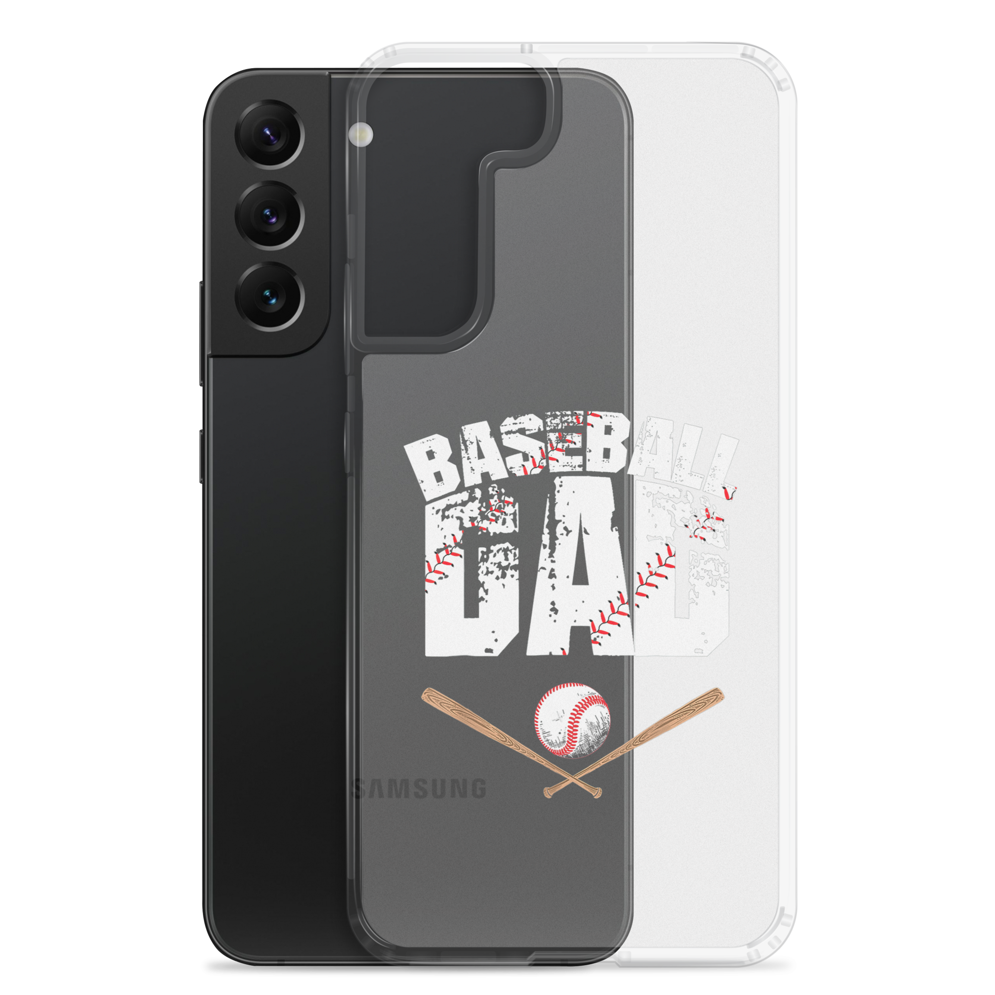 Baseball Dad Clear Case for Samsung®