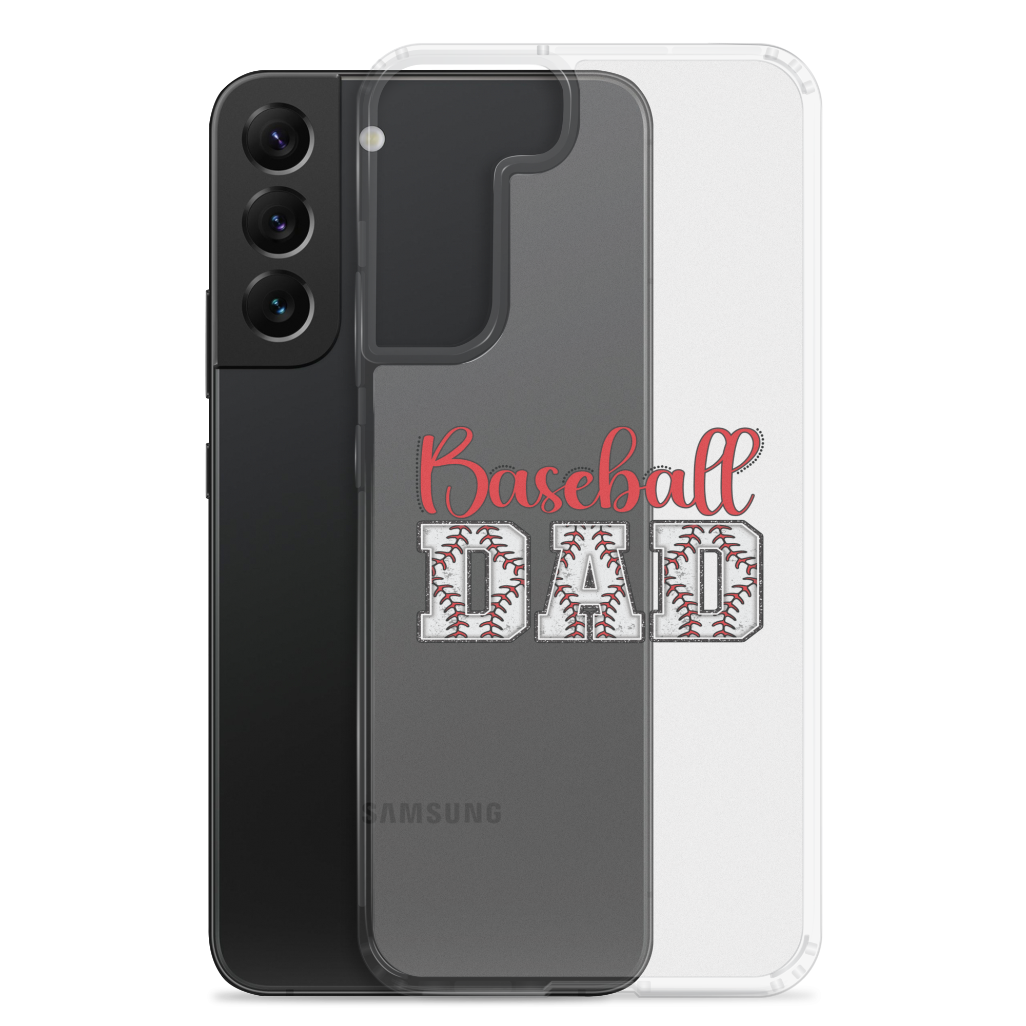 Baseball Dad Clear Case for Samsung®